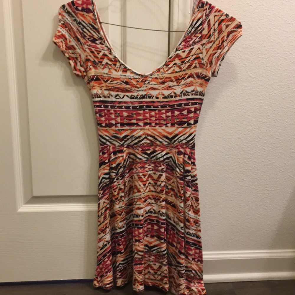Fun print dress; juniors size S